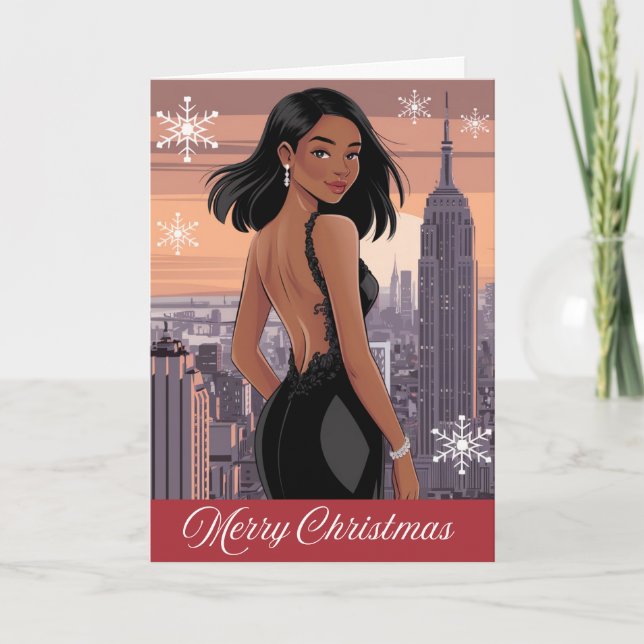 Belle carte de Noël (Devant)
