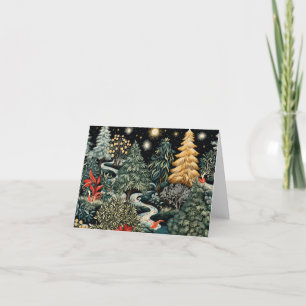Belle carte de Noël rétro