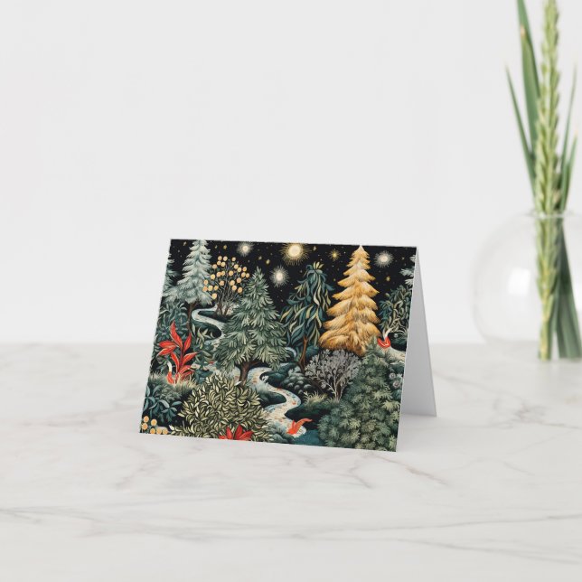 Belle carte de Noël rétro (Devant)
