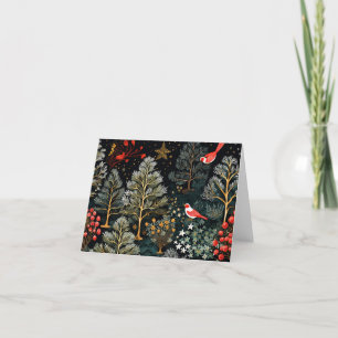 Belle carte de Noël rétro