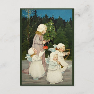 Belle carte de Noël vintage