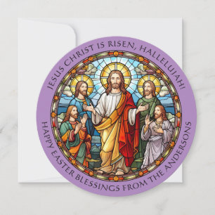Belle carte de Pâques religieuse pour disciples du