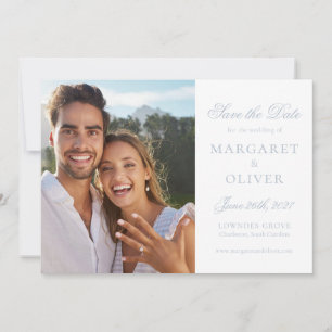 Belle carte de sauvegarde de date de mariage en éc