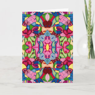 Belle carte de voeux Bouquet