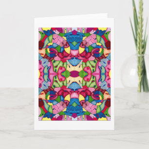 Belle carte de voeux Bouquet