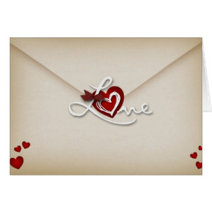 Belle carte de voeux d'amour !