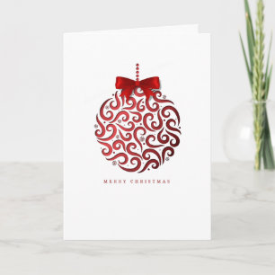 Belle Carte de Vœux de Noël pliée avec Photo