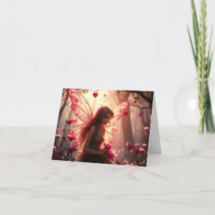 Belle Carte Fée Romantique Delicate