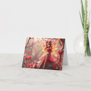 Belle Carte Fée Romantique Delicate