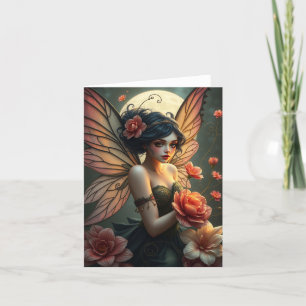 Belle carte Portrait Fairy