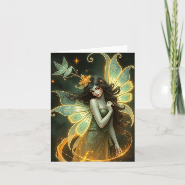 Belle carte Portrait Fairy (Devant)