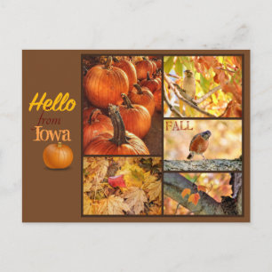 Belle Carte postale Automne de votre État