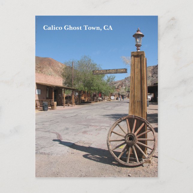 Belle Carte postale Calico Ghost Town ! (Devant)
