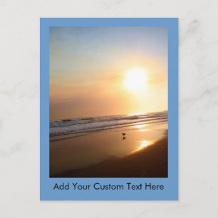 Belle carte postale California Ocean Sunset