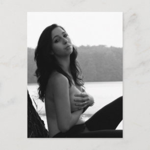 Belle carte postale de B&W extérieur