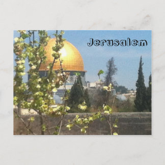 Belle carte postale de Jérusalem