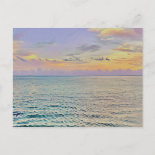 Belle Carte Postale de la Mer de Haena
