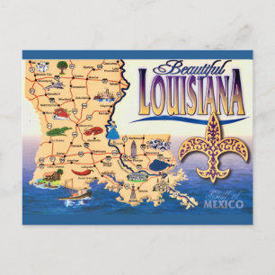 Belle carte postale de Louisiane