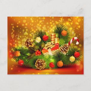 Belle carte postale de Noël