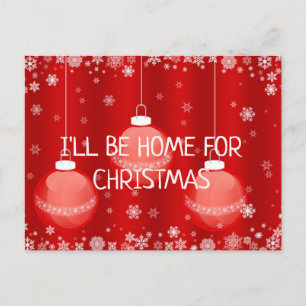 Belle carte postale de Noël Expressions