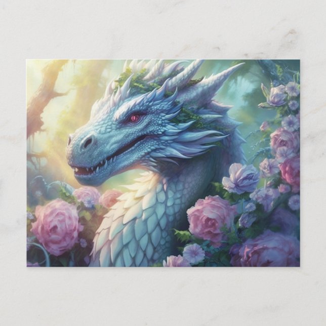 Belle carte postale Dragon (Devant)