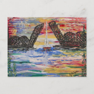 Belle Carte Postale Du Comté De Porte