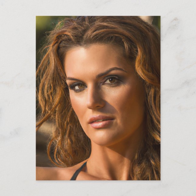 Belle carte postale femme (Devant)