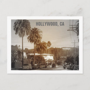 Belle Carte Postale Hollywood !