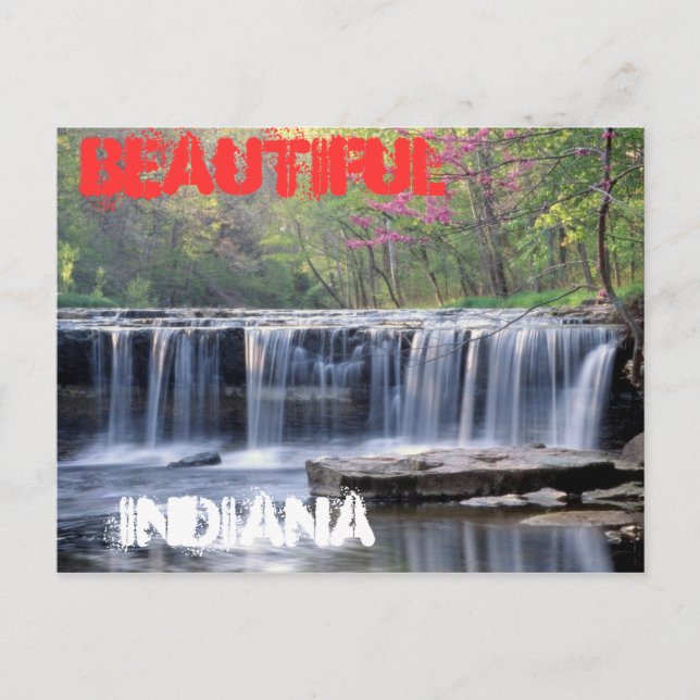 Belle carte postale Indiana. (Devant)