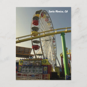 Belle carte postale Père Noël Monica !