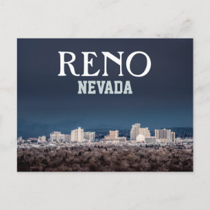 Belle carte postale Reno Skyline
