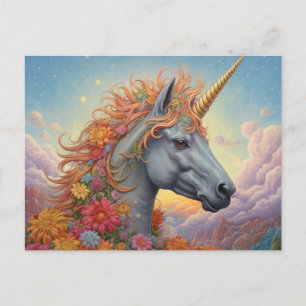Belle carte postale Unicorn