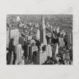 belle carte postale vintage new york