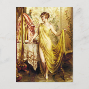 Belle carte postale vintage Vanitas