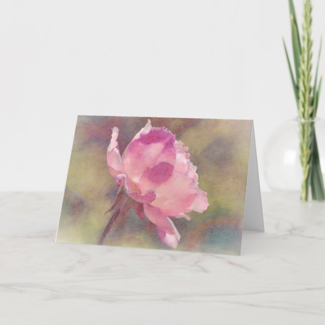 Belle carte Rose Art Note (Devant)