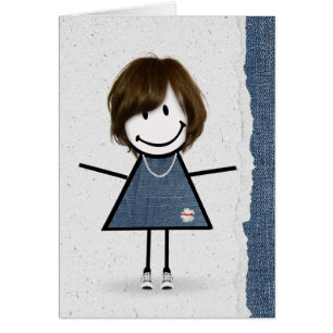 Belle chatte d'anniversaire fille avec Basket