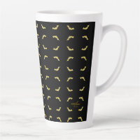Belle chauve-souris Latte Mug par la poète Adiela 