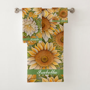 Belle collection de tournesol moderne