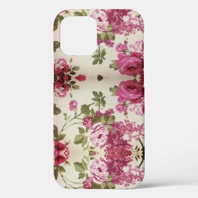 Belle coque de fleurs roses (Verso)