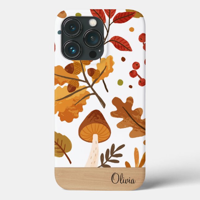 belle coque iphone à thème automne (Verso)