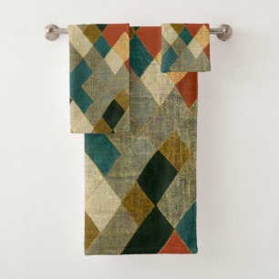 Belle Couleur Moderne Motif Serviettes De Bain Jou