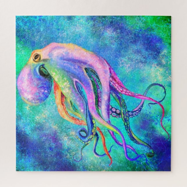 Belle Couleur Puzzle Octopus (Vertical)