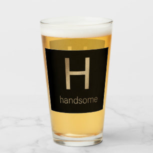 Belle Coupe d'or et de verre noir