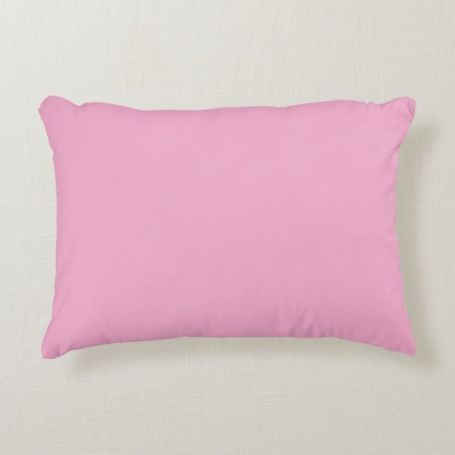 belle coussin de jet en rose tendre (Devant)