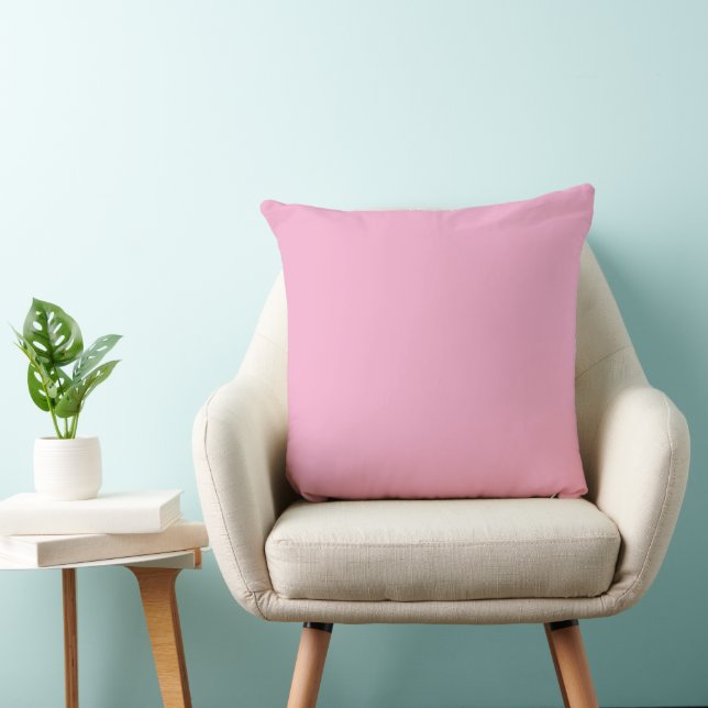 belle coussin décoratif rose doux (Chaise)