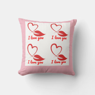 belle coussin design amour