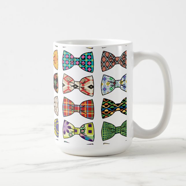 Belle Cravate décorative Bow Motifs Mug (Droite)