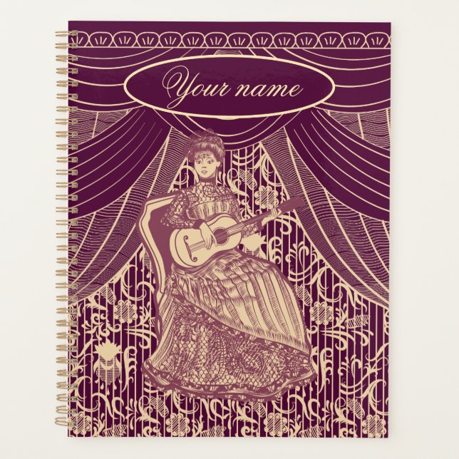 Belle dame avec guitare (Devant)