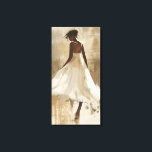 Belle dame en Robe Blanche Toile esthétique Art<br><div class="desc">Transformez votre espace de vie avec la "Belle Dame en Robe Blanche Art esthétique Toile". Cette élégante oeuvre d'art en toile capture la grâce et la poésie d'une femme vêtue d'une robe d'été blanche qui coule, dressée contre un arrière - plan beige serein. Le design sophistiqué dégage une beauté intemporelle,...</div>