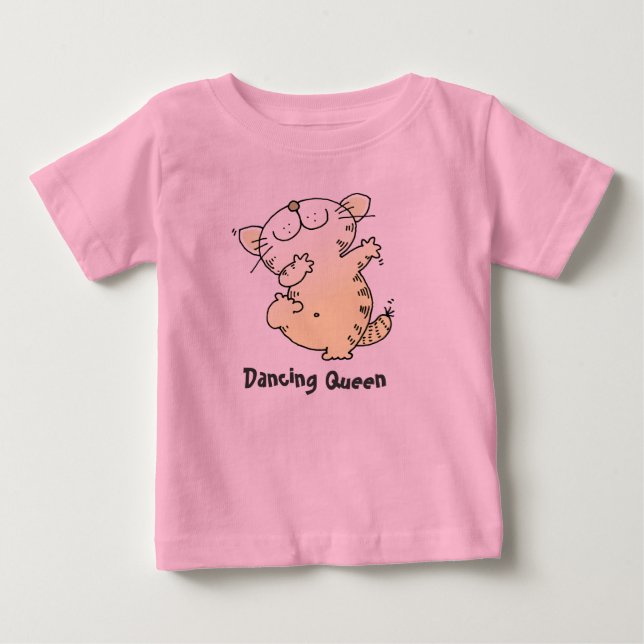 Belle danse TShirt | Cute Kitten Love Dancing Tee (Devant)